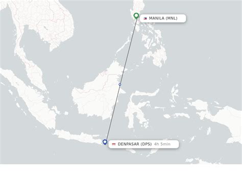 flight time manila to bali|Direct (non.